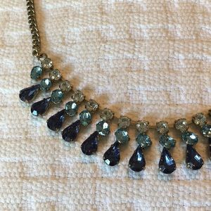 J. Crew Jewelry - Blue gradient statement necklace J. Crew Jewelry - Blue gradient statement necklace